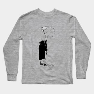 The Grim Reaper who shaves off chest hair with a scythe. Long Sleeve T-Shirt